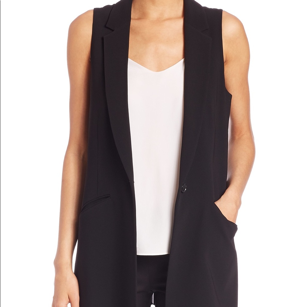 Elizabeth and James black vest